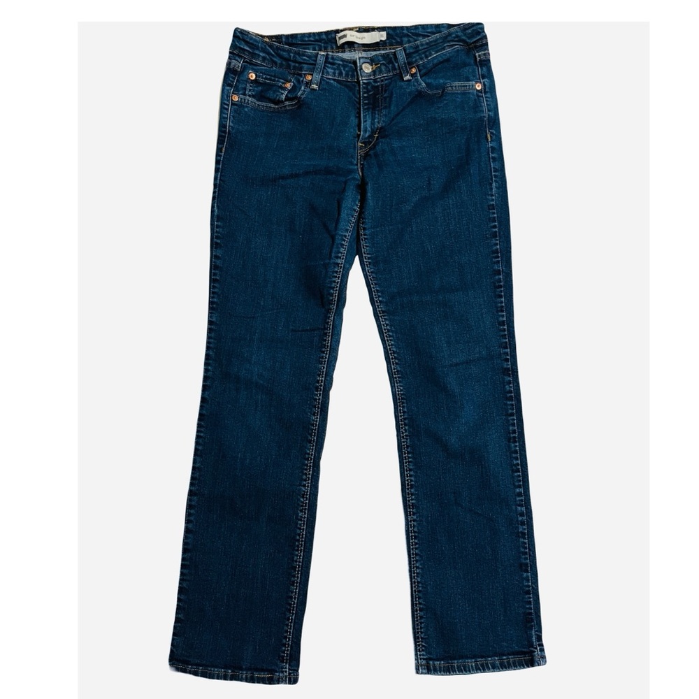 Levi’s 518 Straight med wash Blue Jeans Sz 11 (juniors)